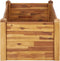 vidaXL - Plantenbak - verhoogd - 110x60x44 - cm - massief - acaciahout