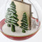 ZEP - Foto Kerstbal Rood Loek voor foto formaat 3,5 x 4,5 cm - rond 10 cm - LS448