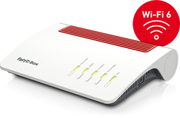 AVM FRITZ!Box 5590 Fiber - Router - Wi-Fi 6 tot 3600 Mbit/s - Glasvezel (zonder SFP-module)