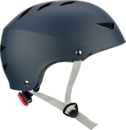 Nijdam Blue Streak - Skatehelm - Verstelbaar - Blauw/Grijs - Maat M (54-58 cm)
