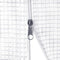 vidaXL - Tuinkas - met - stalen - frame - 36 - m² - 6x6x2,85 - m - wit