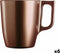 Mok Luminarc Flashy Bruin 250 ml Glas (6 Stuks)