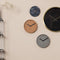 Zuiver Cork Time Klok/ Wandklok Rond Kurk Bruin