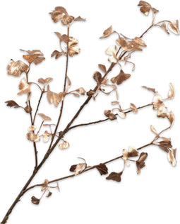 Silk-ka Kunstbloem-Zijde Bladtak Goud 96 cm