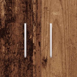 vidaXL - Aquariumstandaard - 101x41x58 - cm - bewerkt - hout - oud - houtkleurig