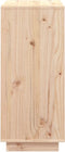 vidaXL - Dressoir - 74x35x80 - cm - massief - grenenhout