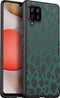 iMoshion Hoesje Geschikt voor Samsung Galaxy A42 Hoesje Siliconen - iMoshion Design hoesje - Zwart / Meerkleurig / Groen / Green Leopard