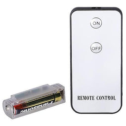Lotti 48973 - Batterijhouder met afstandsbediening - IR afstandsbediening max. 4m - Zilver