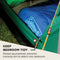 Coleman Kobuk Valley 2 Koepeltent - tent 2 persoons - verduisterende tenten - lichtgewicht tent (3,2 kg) - 4500 mm waterkolom - incl. draagtas - brandvertragend materiaal - geïntegreerd grondzeil tegen vuil en insecten - groen