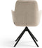 Furnihaus Milou - Draaibare Eetkamerstoel - Armleuning 360° draaifunctie - Beige