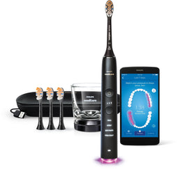 Philips Sonicare DiamondClean Smart 9500 HX9918/89 - Elektrische tandenborstel - 4 opzetborstels - Wit