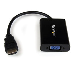 Startech.com HD2VGAA2 - HDMI naar VGA Adapter - Zwart