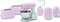Smeg KLF03PKEU - Waterkoker - 1,7L 2400W - Roze