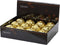 Kerstballen foam d10 cm goud