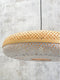 GOOD&MOJO Hanglamp Palawan - Bamboe/Wit - Ø60cm - Scandinavisch,Bohemian - Hanglampen Eetkamer, Slaapkamer, Woonkamer