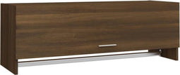 vidaXL - Kledingkast - 100x32,5x35 - cm - bewerkt - hout - bruin - eikenkleur