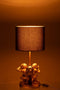 J-Line lamp Aap 3Delen -polyresin - goud