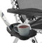 tectake® Cloud II - Ligstoel - Traploos verstelbaar - Zwart met zonnescherm