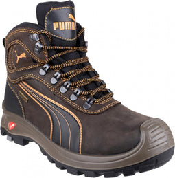 Puma veiligheidsschoenen hoog s3 kruipneus 63022 45 bruin
