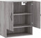 vidaXL - Wandkast - 60x31x70 - cm - bewerkt - hout - grijs - sonoma - eikenkleurig