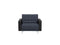 ABERDEEN - Fauteuil - Zwart - Polyester