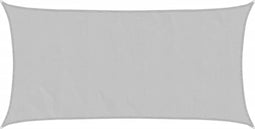vidaXL - Zonnezeil - 3,5x2 - m - 100% - polyester - oxford - lichtgrijs