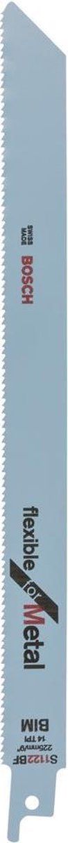 Bosch S 1122 BF - Reciprozaagblad - Flexibel voor metaal - 225 mm (1 stuk)