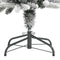 vidaXL - Kunstkerstboom - met - sneeuw - smal - 210 - cm - PVC - en - PE