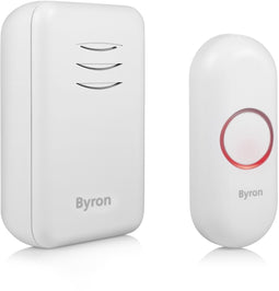 Byron DBY-22311 - Draadloze deurbelset - 16 melodieën - Wit