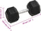 vidaXL - Halters - 2 - st - 25 - kg - gietijzer