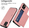 imoshion Hoesje Geschikt voor iPhone 12 Pro / 12 Hoesje - Ruimte voor 2 pasjes - imoshion Backcover met pasjeshouder - Rosé Goud
