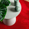 vidaXL - Vloerkleed - HUARTE - laagpolig - zacht - wasbaar - Ø - 120 - cm - rood