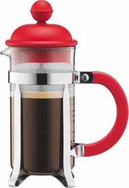 Bodum Caffettiera - Cafetiere 1 Liter - 8 Kops - Rood