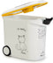 Curver Voedselcontainer Kat - 35L- 12KG - 28x49x43cm - Wit/Geel/Zwart