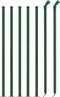 vidaXL - Gaashek - met - flens - 1x10 - m - groen