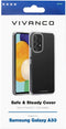 Vivanco Galaxy A33 - Backcover - Krasbestendig Schokbestendig - Transparant