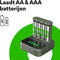 GP B421 - USB Lader AA/AAA - Laadt 2 AA 2100mAh in 6 uur - Zwart-grijs-olijgroen