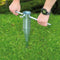 Redcliffs Parasolhouder - Metaal - Geschikt voor parasols Ø 25 tot 55 mm - Zilver