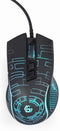 Gembird MUSG-RGB-01 - USB gaming muis - 7 knoppen 3600 DPI - Zwart