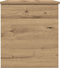 vidaXL - Opbergdoos - met - Deksel - Artisan - Eiken - 60x42x46 - cm - Gelaagd - Hout