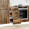 vidaXL - Keuken - onderkast - Lucca - bewerkt - hout - gerookt - eikenkleurig