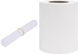 vidaXL - Tuinscherm - 35x0,19 - m - PVC - wit