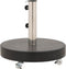 vidaXL - Parasolvoet - rond - 30 - kg - graniet - zwart