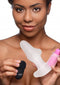 XR Brands Filler Up - Vibrating Love Tunnel + Remote Control clear
