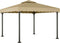 vidaXL - Prieel - 3x3 - m - aluminium - en - staal - taupe