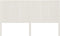 vidaXL - Hoofdbord - 165,5x4x100 - cm - massief - grenenhout - wit