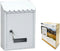 Brievenbus EDM Standard Staal Wit (21 x 6 x 30 cm)