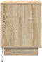 vidaXL - Nachtkastjes - met - LED-verlichting - (2 - stuks) - - - Sonoma - Eiken - 44x34,5x45 - cm