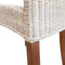 SVJ Eetkamerstoel Vierkant - 60 x 48 x 98 cm - Rotan - Wit