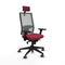 Bureaustoel Piqueras y Crespo 3D066G2 Kastanjebruin
